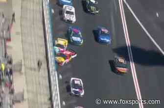 Kyle Busch, Austin Dillon make contact resulting in big crash