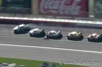 Ross Chastain’s tire goes down while leading