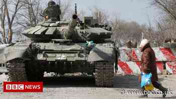 Ukraine war: 'Tanks in streets' as fighting hits Mariupol centre