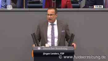 Fulda: Erste Rede von Jürgen Lenders im Bundestag - Kritik an CDU - Fuldaer Zeitung