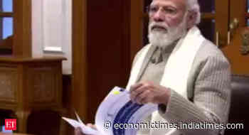 PM Modi chairs a high-level BJP meeting over govt formation in UP, Uttarakhand, and Goa - Economic Times