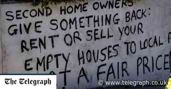 Cornwall holiday homes vandalised with graffiti in protest over owners not 'giving something back' - The Telegraph