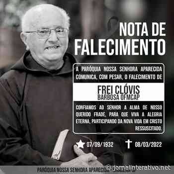 Frei Clóvis Barbosa, que trabalhou na Pousada em Dracena, falece em Piracicaba - Jornal Interativo
