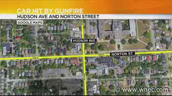 Police are looking for suspects who fired shots at an occupied car