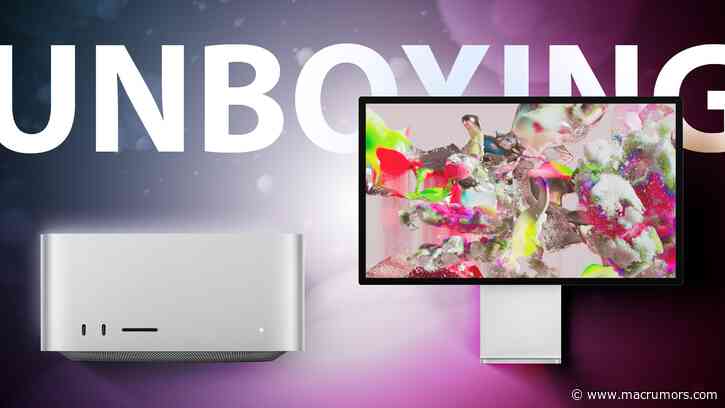Mac Studio and Studio Display Unboxing