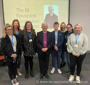 Bishop Julian visits Blackburn University Centre students
