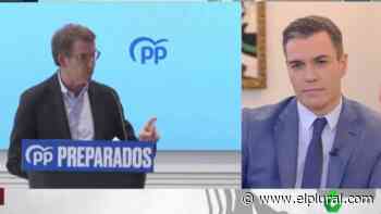 Sánchez se queda sin palabras ante el bulo de Feijóo y recurre a los datos para propinarle un zasca - elplural.com