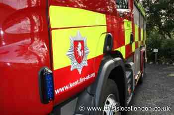 Dartford: 30 tonnes of rubbish catches fire at business
