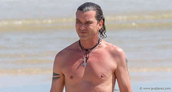 Gavin Rossdale Shows Off His Fit Physique During Solo Day at the Beach