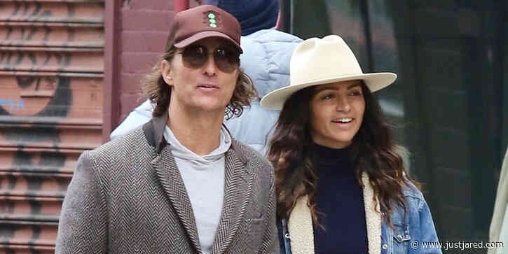 Matthew McConaughey & Camila Alves Shop Around NYC Together