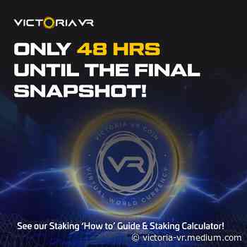 Discover Staking with the Victoria VR Staking Tool | by Victoria VR | Mar, 2022 | Medium - Medium