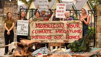 Lismore flood survivors protest at Kirribilli House - Western Advocate