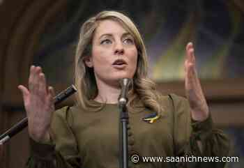 Canadian Armed Forces need to be better equipped: Foreign Affairs Minister - Saanich News