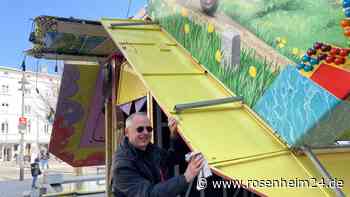 Schausteller bauen in Rosenheim auf: Das steckt dahinter, diese Attraktionen kommen