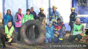 „Man kann sich schwer verletzen“: Diesen Müll haben die Plogging-Gruppe Mühldorf und das THW gefunden