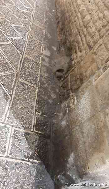 Arco Pinto tristemente ridotto ad orinatoio a cielo aperto - da Bitonto