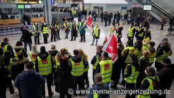 Warnstreik an acht Flughäfen: Ausfälle und Verspätungen