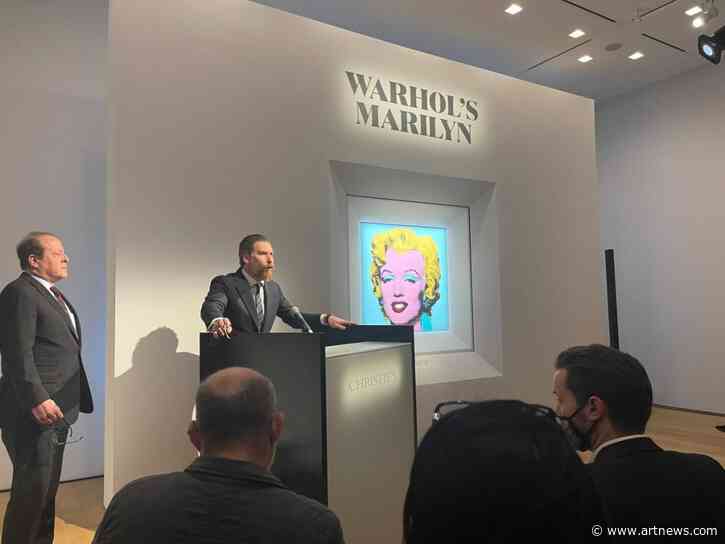 Warhol’s ‘Blue Marilyn’ Poised to Fetch $200 M. Could Set a Record for One of Art History’s Most Expensive Artists