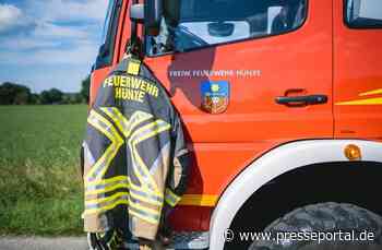 FW Hünxe: Unfall bei Bauarbeiten