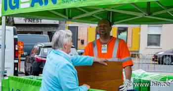 Oppositiepartij Open Vld wil vaker een mobiel recyclagepark op de markt - Het Laatste Nieuws