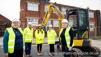 Rear extensions at Royton Town Hall and Library are being flattened as part of refurbishment - Oldham Chronicle
