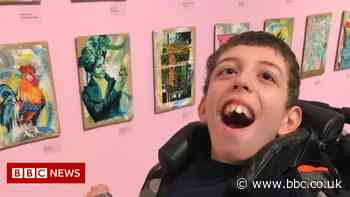 Teen auctions art for Colchester hospital that cares for him