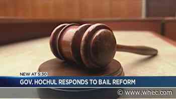 Gov. Hochul responds to bail reform reports