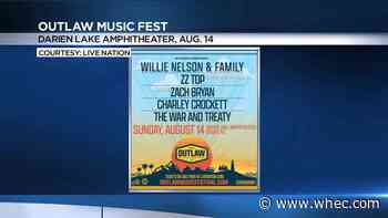 Outlaw Music Festival coming to Darien Lake in August