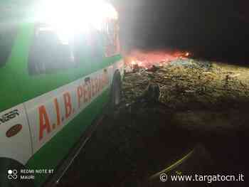 Incendio boschivo a Fontanelle di Boves, intervengono Aib e vigili del fuoco - TargatoCn.it