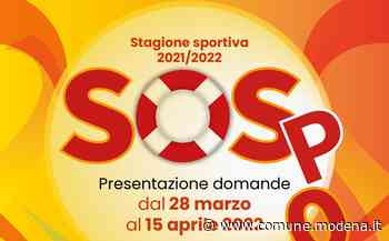 Bando SOSport - Stagione sportiva 2021/2022 - Comune di Modena