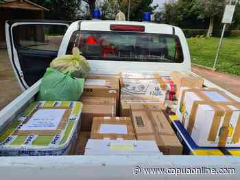 Capua. Raccolta per l'Ucraina. La protezione civile SOS Radiosoccorso al fianco dell'Istituto Paideia per la consegna dei pacchi presso il centro regionale. - Capuaonline.com