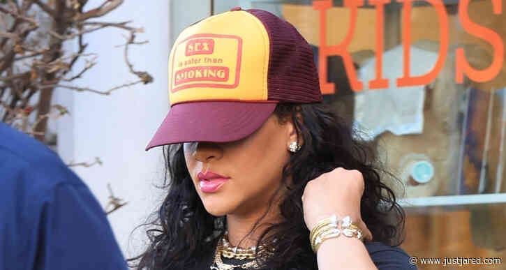 Rihanna Spends the Day Shopping for Baby Clothes in L.A.