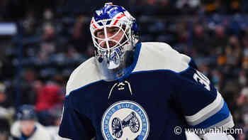 CBJ add goaltender Jean-Francois Berube to roster on emergency recall - NHL.com