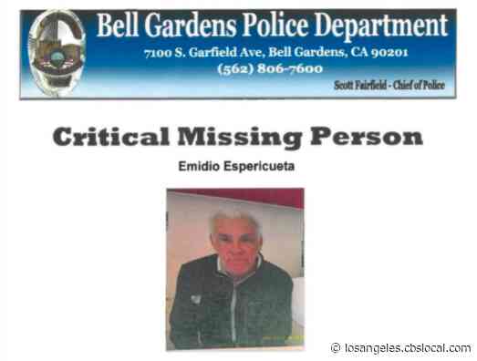 Bell Gardens Man Suffering From Dementia, Alzheimer’s Reported Missing