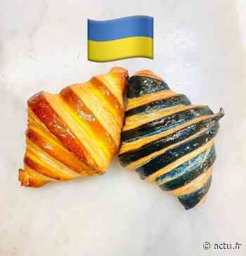 Près de Montpellier. Castries : un boulanger vend des croissants aux couleurs de l’Ukraine - actu.fr