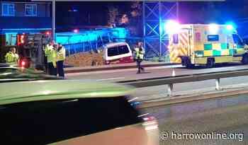 Lorry carrying thousands of potatoes crashes into property in Greenford - Harrow Online
