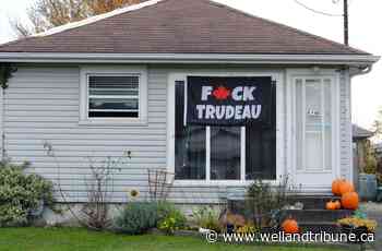 Free speech or hate speech? Port Colborne resident ordered to remove vulgar banner - Welland Tribune