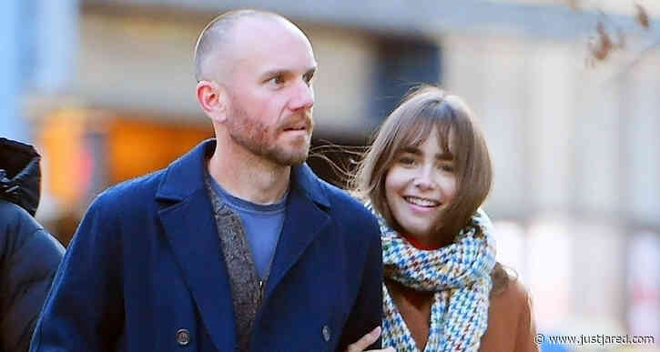 Lily Colins Holds on Close to Hubby Charlie McDowell During Day Out in NYC