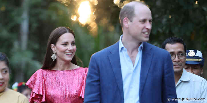 Kate Middleton Wows in a Vibrant Pink Gown For Reception in Belize With Prince William