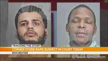 Corner store rape suspect will appear in court today