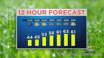 Maryland Weather: Still Mild, Tracking Rain Tomorrow