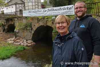 Die Retter der Zollhausbrücke - Kurios: Das Bauwerk ist "ein letztes Stück DDR" - freiepresse.de