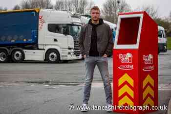 Preston: Freddie Flintoff teams up with McDonald’s to promote 6ft bins