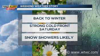 First Alert: Mix to rain tomorrow and then a brief wintry spell this weekend