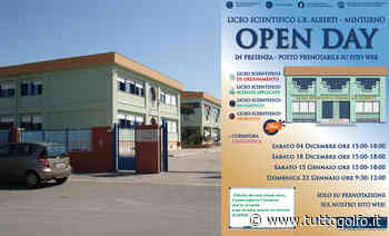 Minturno: sabato 15 ore 15 Open Day Scientifico Alberti con presentazione del Liceo Sportivo » Tuttogolfo - Tutto Golfo