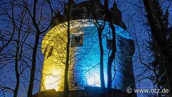 Jenaer Bismarckturm als sichtbares Zeichen der Solidarität