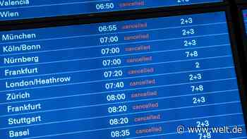 Zahlreiche Flugverbindungen in Deutschland am Dienstag gestrichen