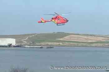 Man rescued from River Thames at Erith Deep Wharf