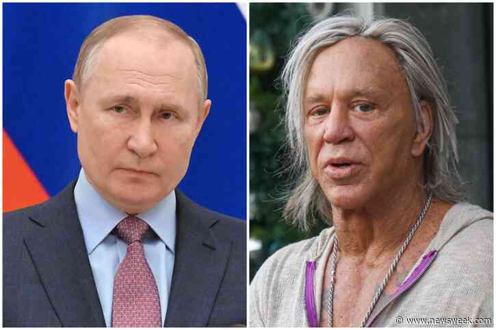 Mickey Rourke Calls Putin 'A Man With Empathy' As He Talks Ukraine Invasion - Newsweek