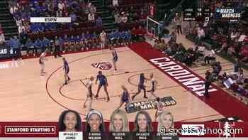 Highlights: Lexie Hull's career night leads 1-seed Stanford women's basketball past 8-seed Kansas, into Sweet Sixteen - Yahoo Sports